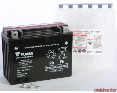 Yuasa Battery YTX24HL-BS Maintenance Free Arctic Cat Diesel 2007-2015 - YUAM6250H (PLT-100)